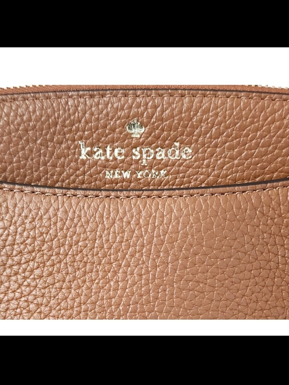 KATE SPADE New York Monica Pebbled Learher Crossbody Bag- Warm Gingerbread - Picture 4 of 15